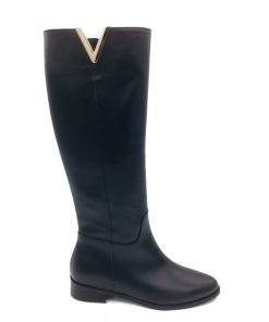 Μπότες UTOPIA U56-204 BLACK LEATHER