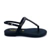 Πέδιλο φλατ HARRIS 736-1068 ΜΑΥΡΟ