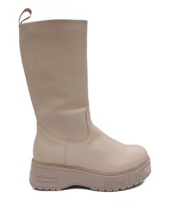 Μπότες D.FRANKLIN DFSH110043 BOOTS GUMME TRACK BEIGE