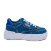 Sneakers D.FRANKLIN DFSH321070-BLUE COURT FRAYED DENIM