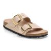 Πέδιλα BIRKENSTOCK ARIZONA BIG BUCKLE HIGH-SHINE NEW BEIGE 1026553 NARROW FIT