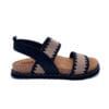 Πέδιλα φλατ YOKONO BOLUS-255 NAP NEGRO