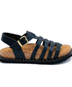 Πέδιλα φλατ YOKONO BOLUS-107 NAP NEGRO