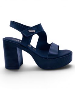 Πέδιλα δερμάτινα HARRIS 525-4305 ΜΑΥΡΟ