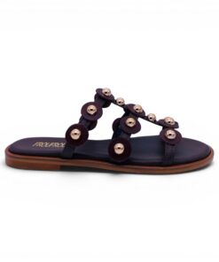 SLIDES δερμάτινα FROUFROU 26428 ΚΑΦΕ