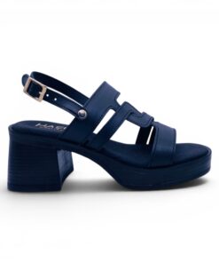 Πέδιλα δερμάτινα HARRIS 505-4326 ΜΑΥΡΟ