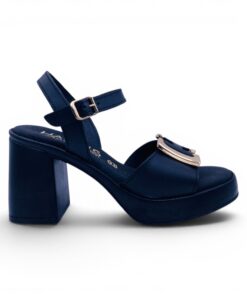 Πέδιλα δερμάτινα HARRIS 518-4335 ΜΑΥΡΟ